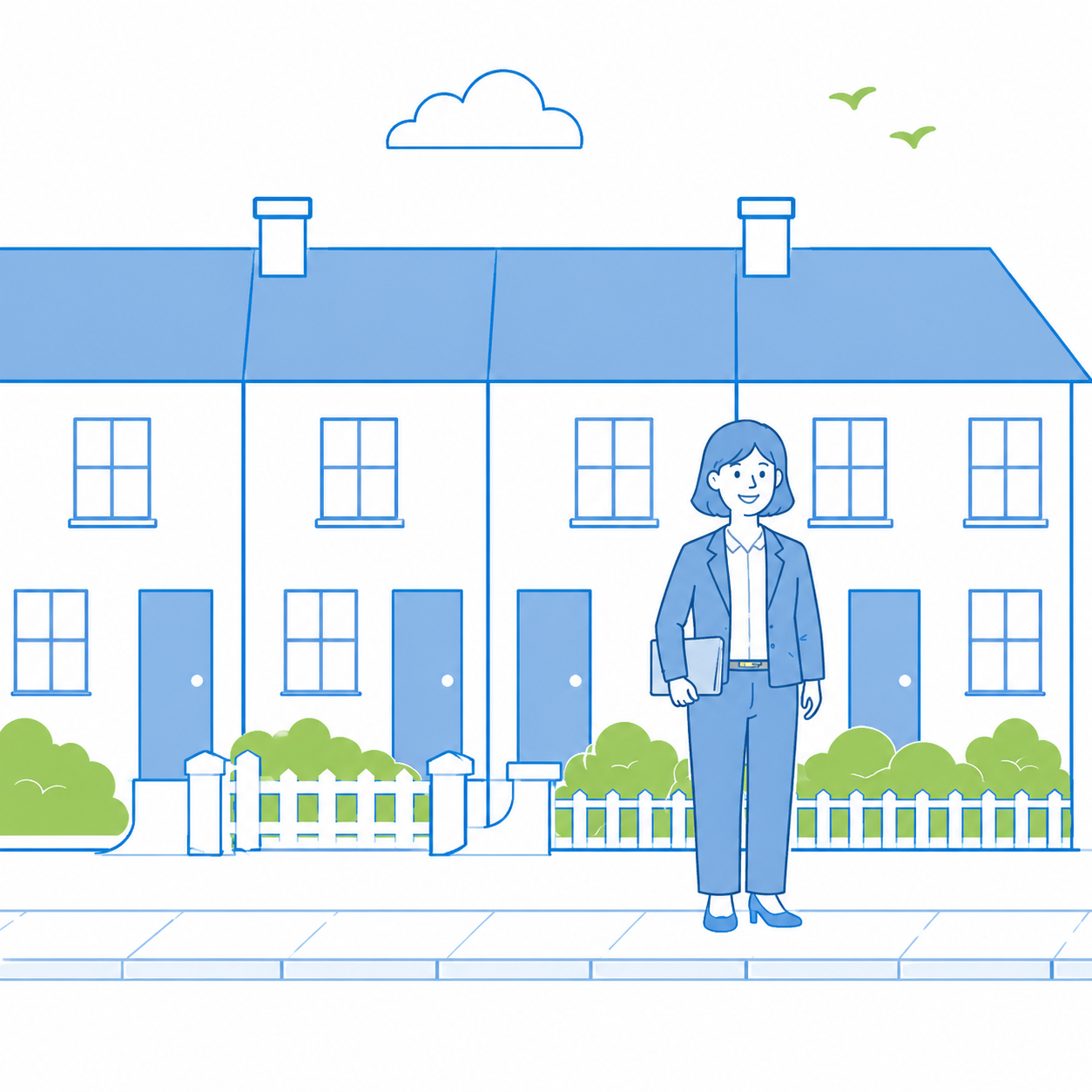 Professional woman illustration